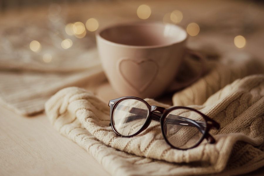 glasses and cup